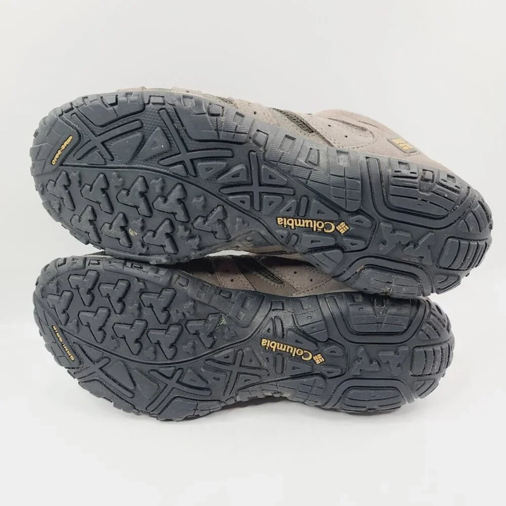 Columbia Men's Brown Black Redmond Mid Waterproof Ankle Hiking Boots Size 10.5‎